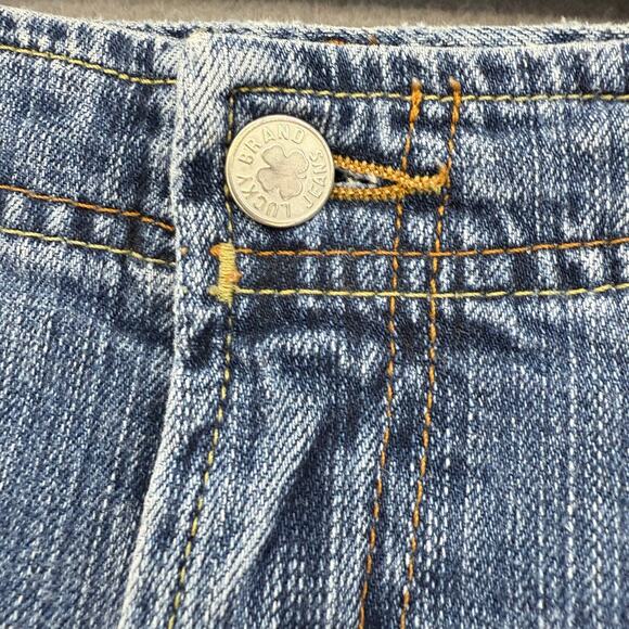 Lucky Brand Jeans Women's 14/32 Blue Y2K by Gene Montesano Straight Leg VTG - Picture 5 of 16